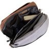 Коричневый рюкзак из текстиля с отделением под ноутбук Vintage (20626) - 3