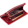 Кожаный женский кошелек-клатч красного цвета на две молнии ST Leather 1767430 - 7