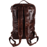Шкіряний рюкзак-трансформер 2 в 1 коричневого кольору Vintage (20207) - 4