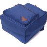 Синий текстильный рюкзак для города среднего размера Vintage 2422244 - 3