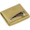 Золотистый женский кошелек небольшого размера из натуральной кожи Marco Coverna 68630 - 5