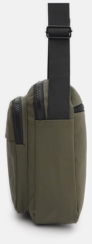 Текстильная мужская сумка цвета хаки Monsen 88730 фото №4 Текстильная мужская сумка цвета хаки Monsen 88730 modnotak фото №4