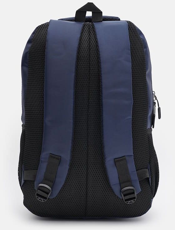 Недорогий чоловічий рюкзак із синього поліестеру на три відділення Monsen (59130)