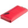 Красный женский кошелек большого размера из натуральной кожи на молнии Visconti 69130 - 10