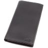Кожаный повседневный купюрник черного цвета MD Leather Collection (16736) - 6