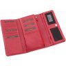 Стильний жіночий гаманець зі шкіри чорно-червоного кольору Tony Bellucci (12441) - 6