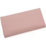 Світло-рожевий гаманець з натуральної шкіри флотар на кнопці ST Leather (15396) - 4