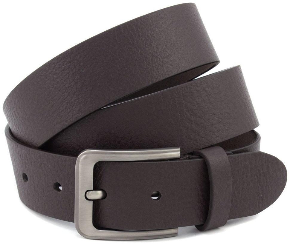 Універсальний чоловічий ремінь з натуральної шкіри буйвола в коричневому кольорі Sergio Torri 40752 фото №1 Універсальний чоловічий ремінь з натуральної шкіри буйвола в коричневому кольорі Sergio Torri 40752 modnotak фото №1