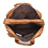 Чоловіча шкіряна сумка-трансформер в коричневому кольорі John McDee (19705) - 6