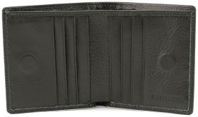 Маленький жіночий гаманець з магнітною застібкою ST Leather 90831 зеленого кольору