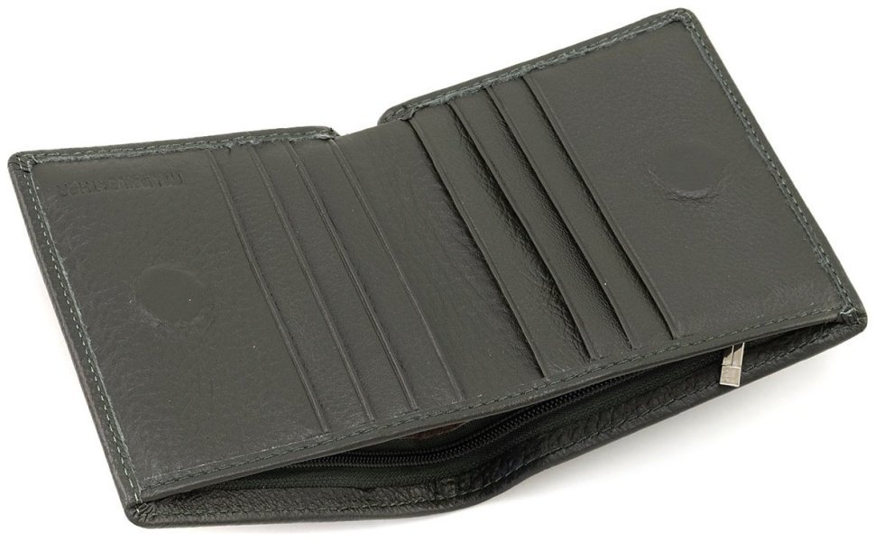 Маленький жіночий гаманець з магнітною застібкою ST Leather 90831 зеленого кольору фото №5 Маленький жіночий гаманець з магнітною застібкою ST Leather 90831 зеленого кольору modnotak фото №5