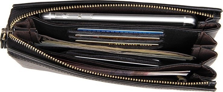 Вместительный мужской кошелек клатч из натуральной кожи VINTAGE STYLE (14455) modnotak фото №7