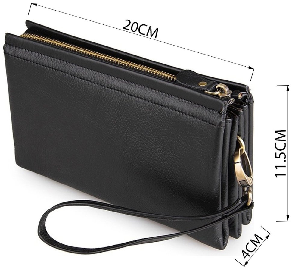 Вместительный мужской кошелек клатч из натуральной кожи VINTAGE STYLE (14455) modnotak фото №8