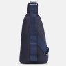Чоловічий слінг-рюкзак через плече із синього текстилю Monsen 71631 - 3
