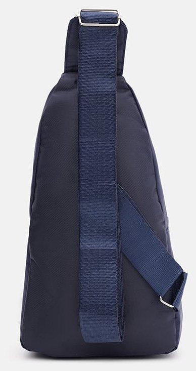 Мужской слинг-рюкзак через плечо из синего текстиля Monsen 71631