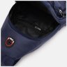 Чоловічий слінг-рюкзак через плече із синього текстилю Monsen 71631 - 5