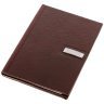 Кожаный блокнот Platinum коричневого цвета Vip Collection 102531 modnotak фото - 2