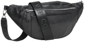 Мужская сумка-бананка из натуральной зернистой кожи Vip Collection 102631