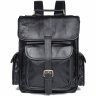 Вместительный функциональный рюкзак черного цвета VINTAGE STYLE (14967) - 1