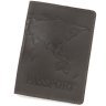 Кожаная обложка для паспорта из гладкой кожи с тиснением карты Leather Collection 103331 (Темно-коричневая) фото №1 Кожаная обложка для паспорта из гладкой кожи с тиснением карты Leather Collection 103331 (Темно-коричневая) modnotak фото - 1