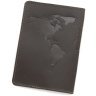 Кожаная обложка для паспорта из гладкой кожи с тиснением карты Leather Collection 103331 (Темно-коричневая) фото №3 Кожаная обложка для паспорта из гладкой кожи с тиснением карты Leather Collection 103331 (Темно-коричневая) modnotak фото - 3