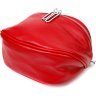 Женская сумка через плечо из натуральной кожи красного цвета Vintage (2422081) - 3