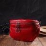 Женская сумка через плечо из натуральной кожи красного цвета Vintage (2422081) - 6