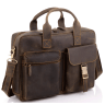 Винтажная мужская кожаная сумка для ноутбука в коричневом цвете Tiding Bag (15734) фото №7 Винтажная мужская кожаная сумка для ноутбука в коричневом цвете Tiding Bag (15734) modnotak фото - 7