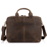 Винтажная мужская кожаная сумка для ноутбука в коричневом цвете Tiding Bag (15734) фото №9 Винтажная мужская кожаная сумка для ноутбука в коричневом цвете Tiding Bag (15734) modnotak фото - 9