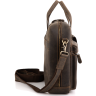 Винтажная мужская кожаная сумка для ноутбука в коричневом цвете Tiding Bag (15734) - 10