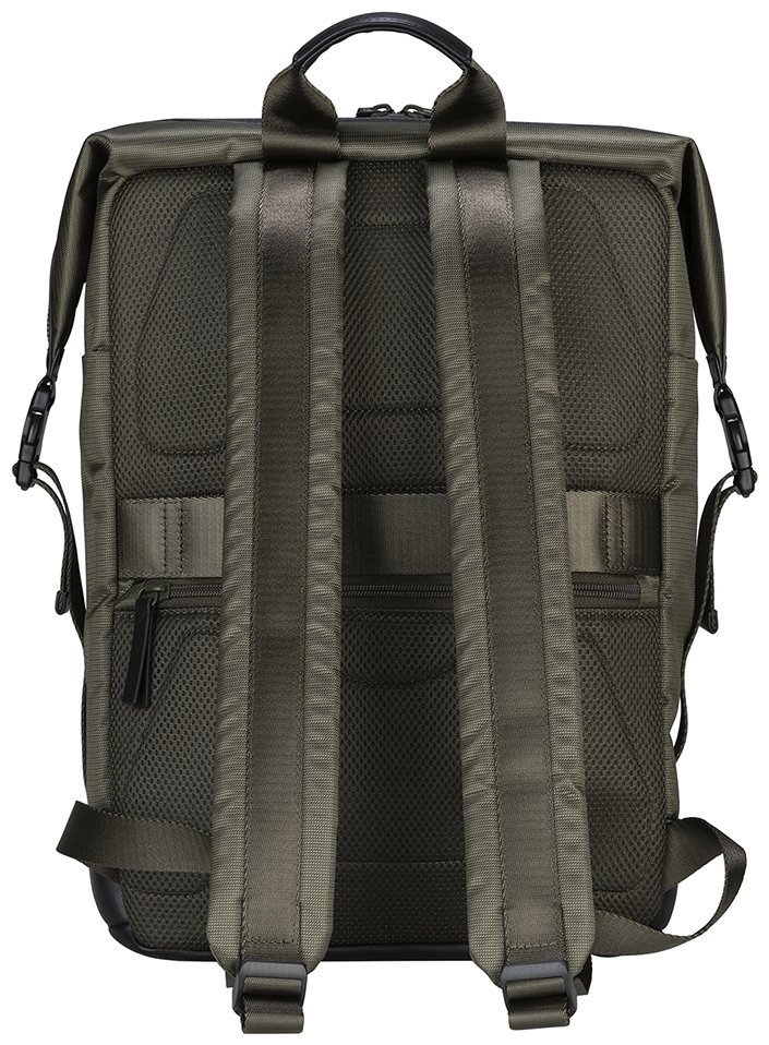 Повседневный рюкзак с кожаными вставками с отделением для ноутбука до 16" Tucano Modo Premium зеленый 103631 modnotak фото №3