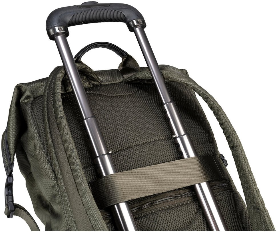 Повседневный рюкзак с кожаными вставками с отделением для ноутбука до 16" Tucano Modo Premium зеленый 103631 modnotak фото №10