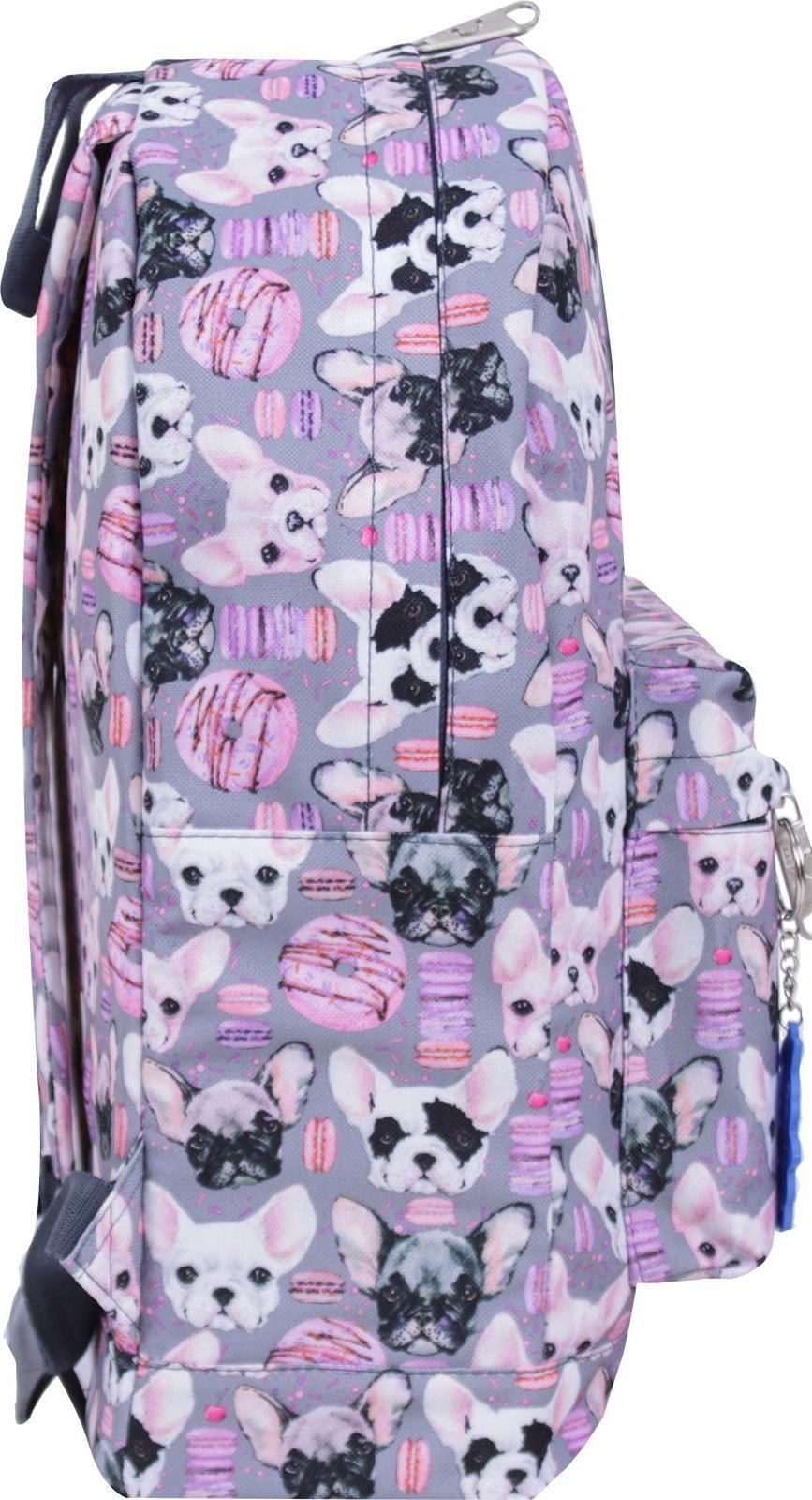 Стильный рюкзак из текстиля с мопсами Bagland (53631)