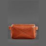 Светло-коричневая сумка на пояс из натуральной кожи BlankNote Dropbag Maxi (12688) - 3