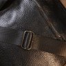 Черная стильная мужская сумка через плечо из зернистой кожи SHVIGEL (11604) - 9