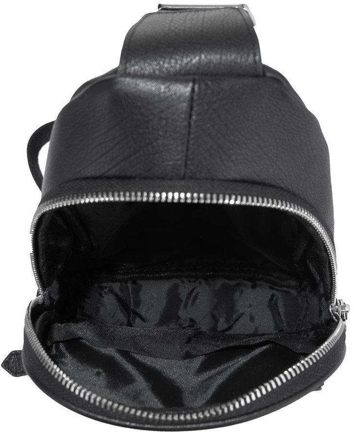 Мужская слинг-сумка на грудь из натуральной кожи Tiding Bag (15926)