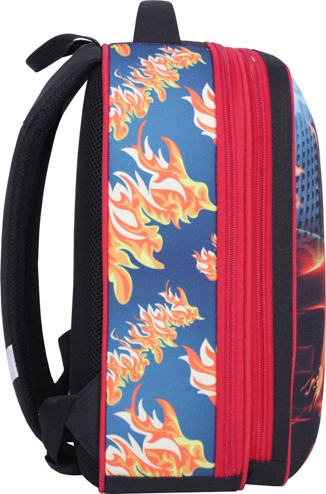 Оригінальний рюкзак з текстилю для хлопчиків на дві блискавки Bagland (53831)