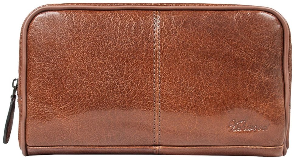 Мужской несессер из натуральной глянцевой кожи Ashwood 2012 Chestnut 94031 коричневого цвета modnotak фото №1