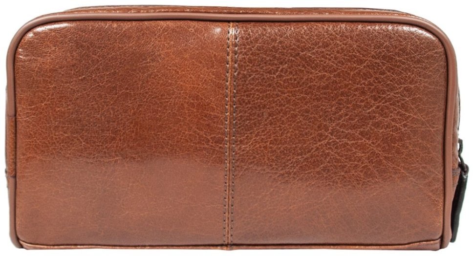 Мужской несессер из натуральной глянцевой кожи Ashwood 2012 Chestnut 94031 коричневого цвета modnotak фото №4