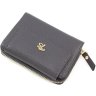 Темно-сірий гаманець з фактурної шкіри італійського виробництва Tony Bellucci (10797) - 3