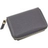 Темно-сірий гаманець з фактурної шкіри італійського виробництва Tony Bellucci (10797) - 4