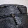 Мужская сумка-планшет среднего размера из черной кожи флотар SHVIGEL (11102) - 7