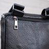 Мужская сумка-планшет среднего размера из черной кожи флотар SHVIGEL (11102) - 10