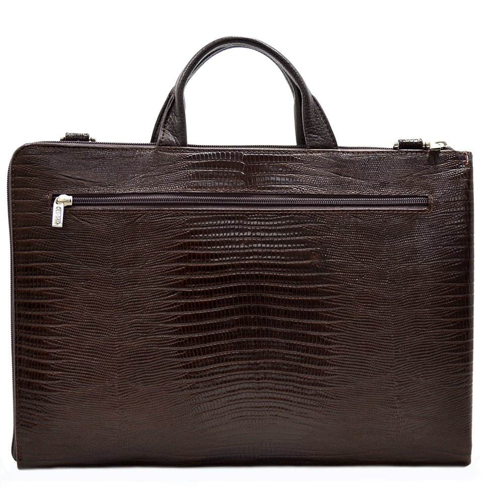 Турецкая кожаная сумка с лаковым покрытием - DESISAN (11566)