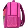 Шкільний рюкзак для дівчаток у малиновому кольорі з принтом Bagland (55531) - 2