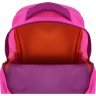 Шкільний рюкзак для дівчаток у малиновому кольорі з принтом Bagland (55531) - 5