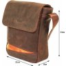 Мужская коричневая сумка среднего размера VATTO (11673) - 4