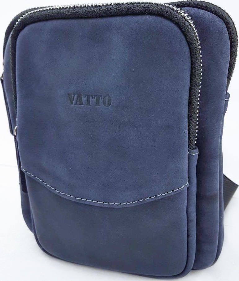 Мужская наплечная сумка планшет из матовой кожи Крейзи VATTO (11872)