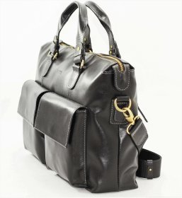 Стильна чоловіча сумка великого розміру з гладкою шкіри Кайзер VATTO (11972)