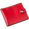 Червоний жіночий гаманець компактного розміру на кнопці SHVIGEL (2416215) - 3